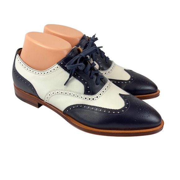 Ralph Lauren Purple Label Womens 39.5B US 9.5 Navy White...